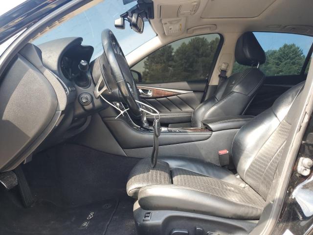 JN1BV7AR6EM691683 - 2014 INFINITI Q50 BASE BLACK photo 7