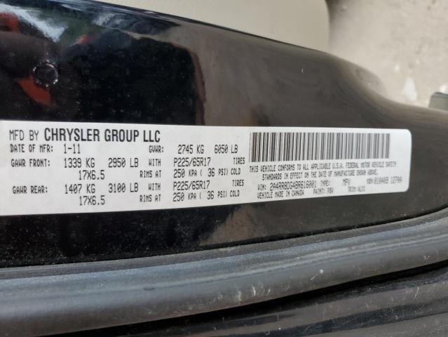 2A4RR8DG4BR616001 - 2011 CHRYSLER TOWN & COU TOURING L BLUE photo 13