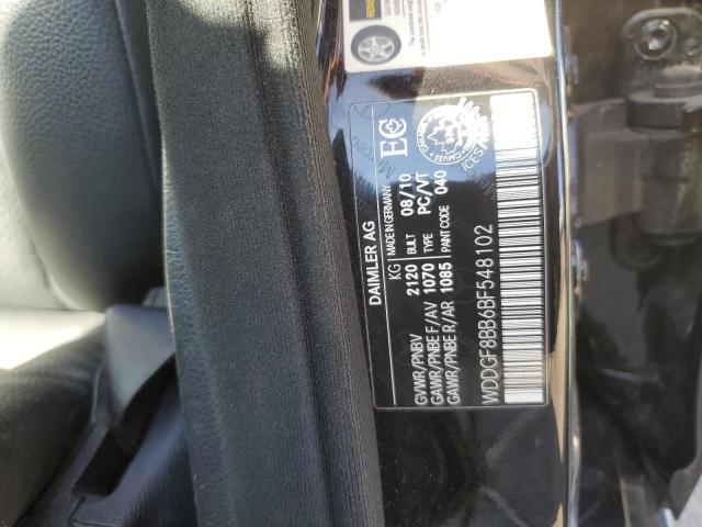 WDDGF8BB6BF548102 - 2011 MERCEDES-BENZ C 300 4MATIC BLACK photo 12