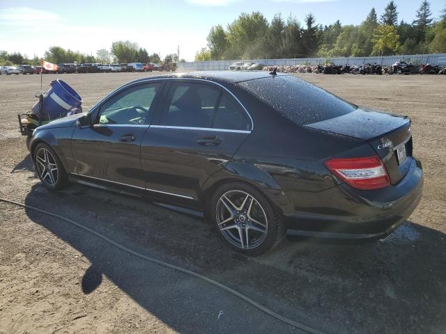 WDDGF8BB6BF548102 - 2011 MERCEDES-BENZ C 300 4MATIC BLACK photo 2
