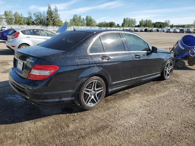 WDDGF8BB6BF548102 - 2011 MERCEDES-BENZ C 300 4MATIC BLACK photo 3