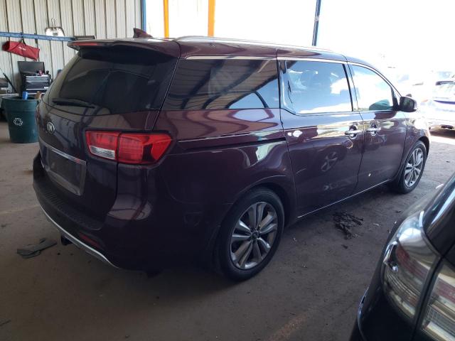 KNDME5C1XF6032657 - 2015 KIA SEDONA SXL BURGUNDY photo 3