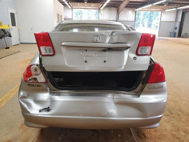 JHMES956X5S014340 - 2005 HONDA CIVIC HYBRID GOLD photo 6