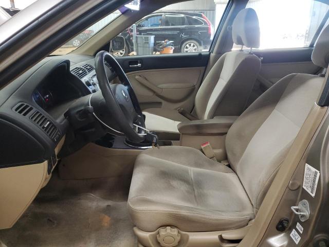 JHMES956X5S014340 - 2005 HONDA CIVIC HYBRID GOLD photo 7