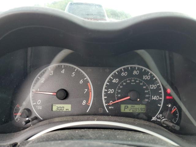 2T1BU4EE9CC829636 - 2012 TOYOTA COROLLA BASE ვერცხლისფერი ფოტო 9