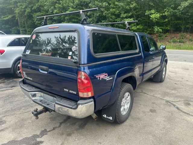 5TEUU42N47Z427259 - 2007 TOYOTA TACOMA ACCESS CAB BLUE photo 4