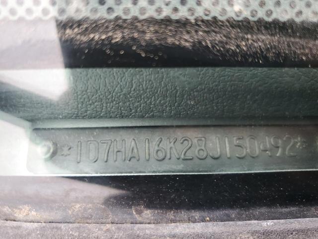 1D7HA16K28J150492 - 2008 DODGE RAM 1500 ST GREEN photo 12