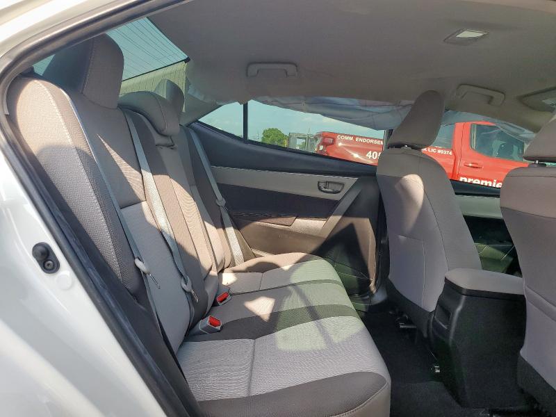 5YFBURHE8KP866121 - 2019 TOYOTA COROLLA L WHITE photo 10