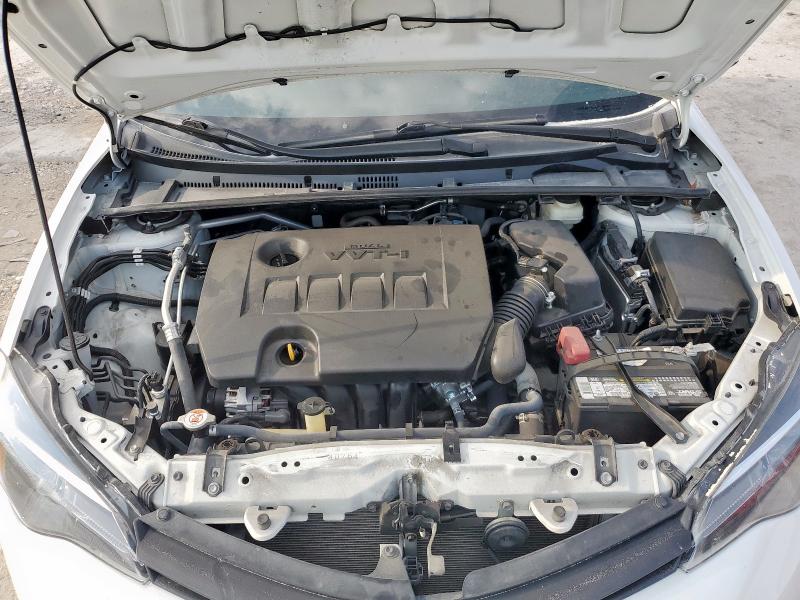 5YFBURHE8KP866121 - 2019 TOYOTA COROLLA L WHITE photo 11