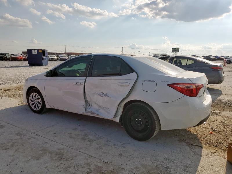 5YFBURHE8KP866121 - 2019 TOYOTA COROLLA L WHITE photo 2