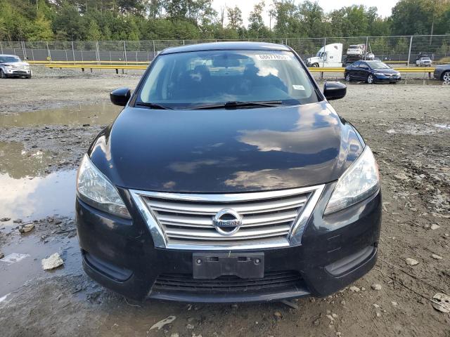 3N1AB7AP8FL693742 - 2015 NISSAN SENTRA S BLACK photo 5