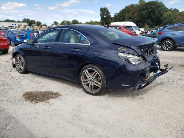 WDDSJ4GB2JN590684 - 2018 MERCEDES-BENZ CLA 250 4MATIC BLUE photo 2