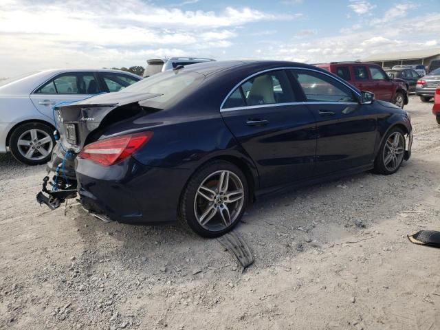 WDDSJ4GB2JN590684 - 2018 MERCEDES-BENZ CLA 250 4MATIC BLUE photo 3