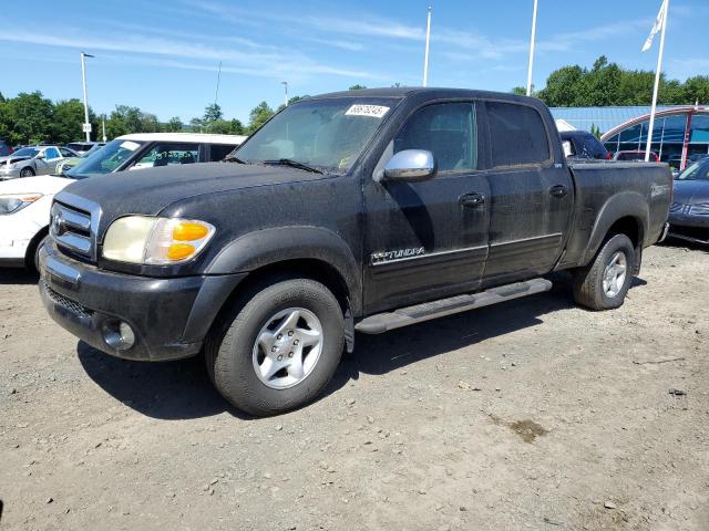 5TBDT44124S464793 - 2004 TOYT TUNDRA DOUBLE CAB SR5 BLACK photo 1