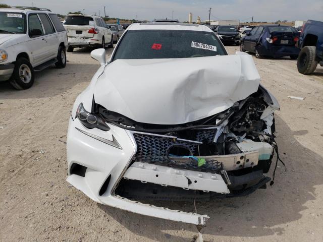 JTHBF1D21E5021988 - 2014 LEXUS IS 250 WHITE photo 5