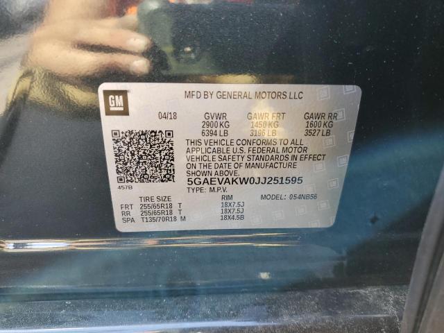 5GAEVAKW0JJ251595 - 2018 BUICK ENCLAVE ESSENCE Yaşıl foto 13