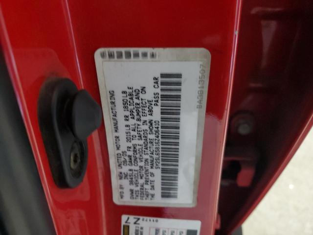 5Y2SL65816Z406410 - 2006 PONTIAC VIBE 红色 照片 12