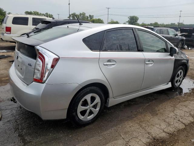 JTDKN3DU0E0392106 - 2014 TOYOTA PRIUS SILVER photo 3