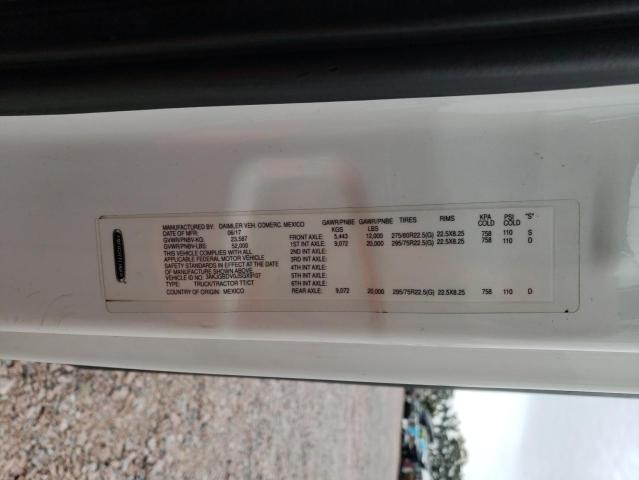 3AKJGBDV0JSGX9107 - 2018 FREIGHTLINER CASCADIA 1 Blanc photo 10