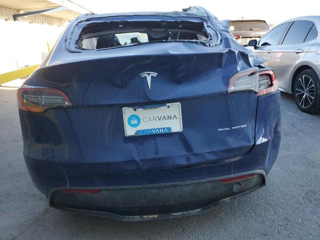 5YJYGDEEXMF111611 - 2021 TESLA MODEL Y BLUE photo 6