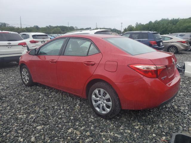 2T1BURHE9KC227164 - 2019 TOYOTA COROLLA L RED photo 2