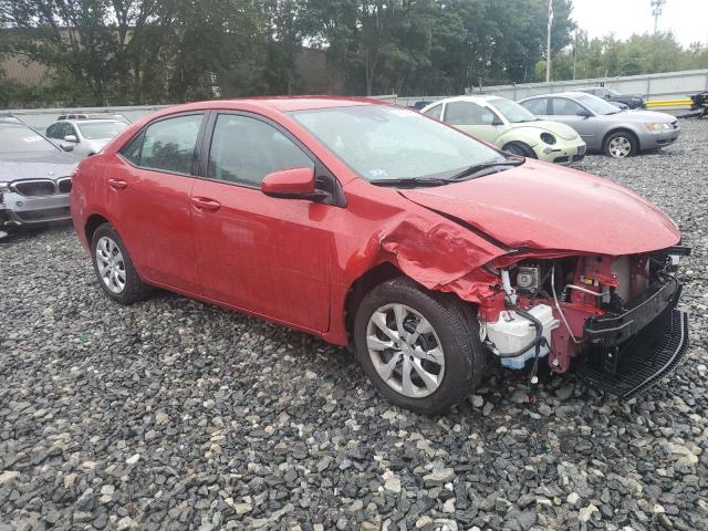 2T1BURHE9KC227164 - 2019 TOYOTA COROLLA L RED photo 4