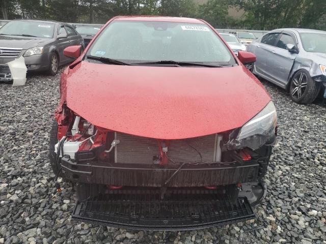 2T1BURHE9KC227164 - 2019 TOYOTA COROLLA L RED photo 5