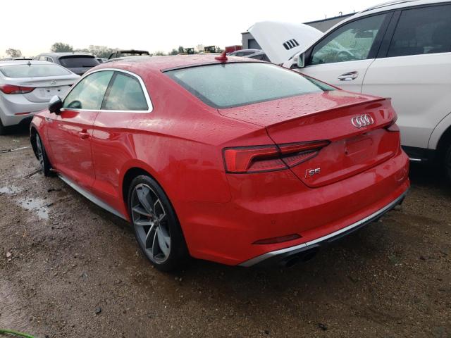 WAUP4AF51JA002330 - 2018 AUDI S5 PREMIUM PLUS წითელი ფოტო 2