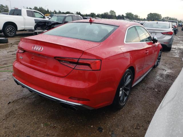 WAUP4AF51JA002330 - 2018 AUDI S5 PREMIUM PLUS წითელი ფოტო 3