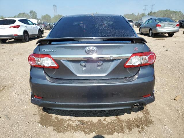 2T1BU4EE9BC713190 - 2011 TOYOTA COROLLA BASE 灰色 照片 6