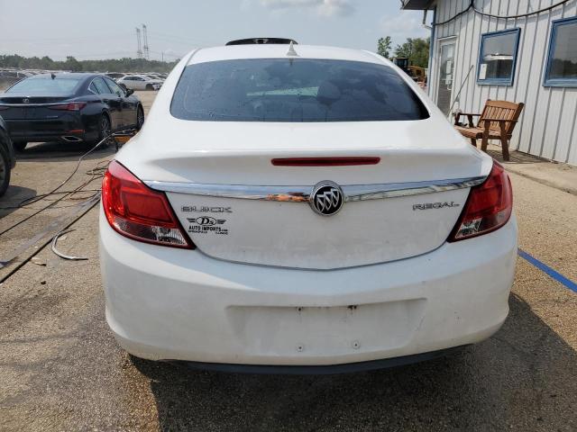2G4GR5EK8C9114541 - 2012 BUICK REGAL WHITE photo 6