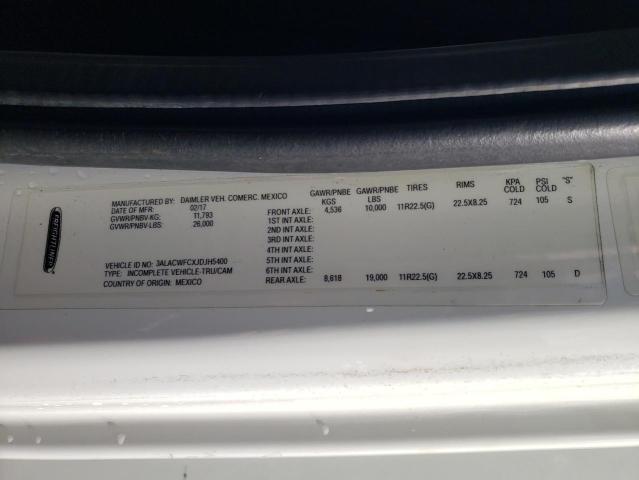 3ALACWFCXJDJH5400 - 2018 FREIGHTLINER M2 106 MEDIUM DUTY WHITE photo 13