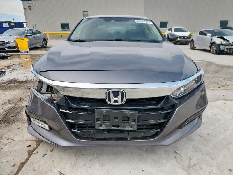 1HGCV1F50JA070568 - 2018 HONDA ACCORD EXL ნაცრისფერი ფოტო 5