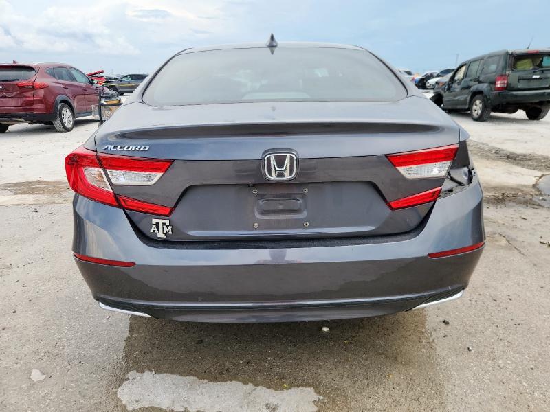 1HGCV1F50JA070568 - 2018 HONDA ACCORD EXL ნაცრისფერი ფოტო 6