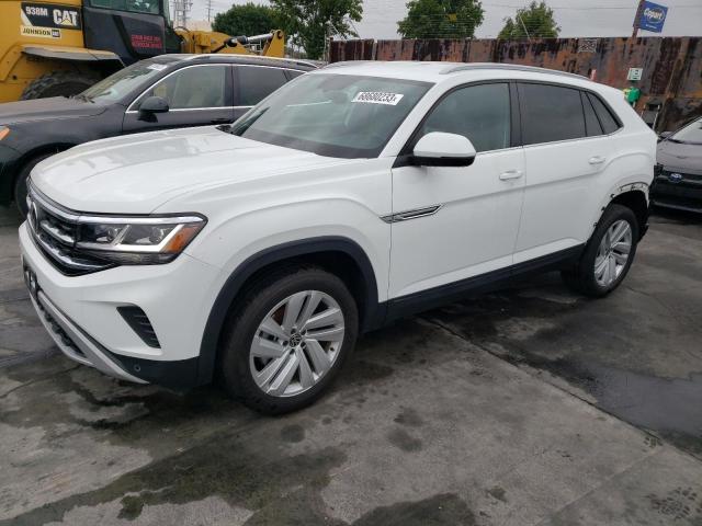 1V2WC2CA8MC241227 - 2021 VOLKSWAGEN ATLAS CROS SE თეთრი ფოტო 1