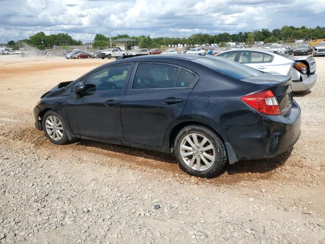 2HGFB2F89CH577768 - 2012 HONDA CIVIC EX შავი ფოტო 2