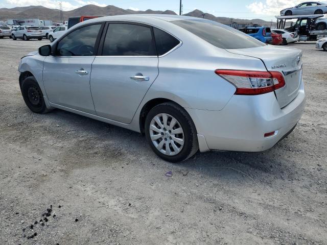 3N1AB7AP5FY358523 - 2015 NISSAN SENTRA S SILVER photo 2