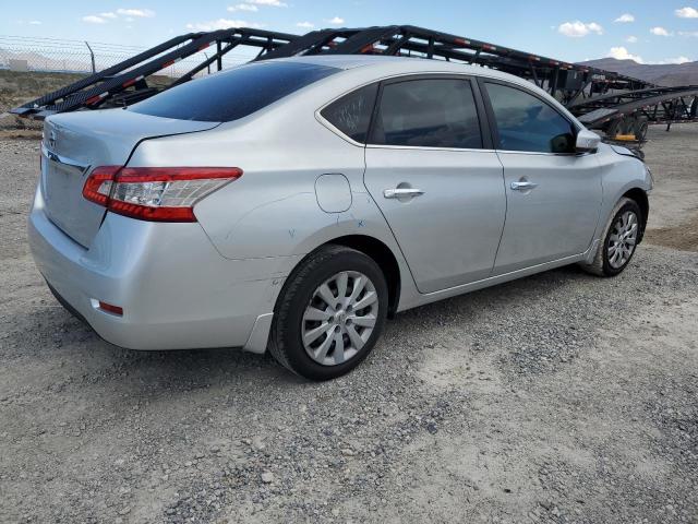 3N1AB7AP5FY358523 - 2015 NISSAN SENTRA S SILVER photo 3