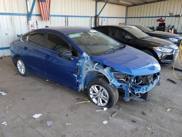 1G1BE5SM3K7112608 - 2019 CHEVROLET CRUZE LT BLUE photo 4