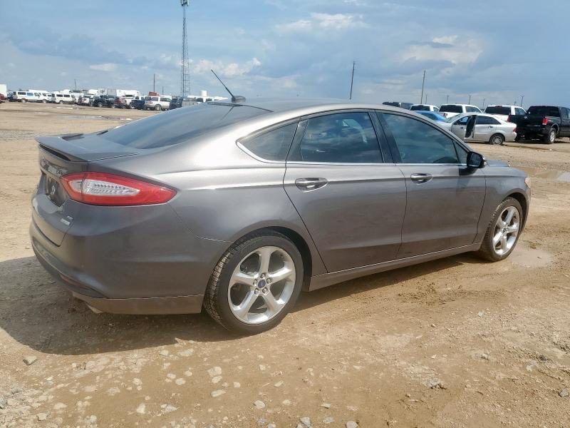 3FA6P0HR6DR285680 - 2013 FORD FUSION SE GRAY photo 3