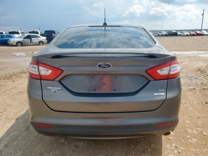 3FA6P0HR6DR285680 - 2013 FORD FUSION SE GRAY photo 6