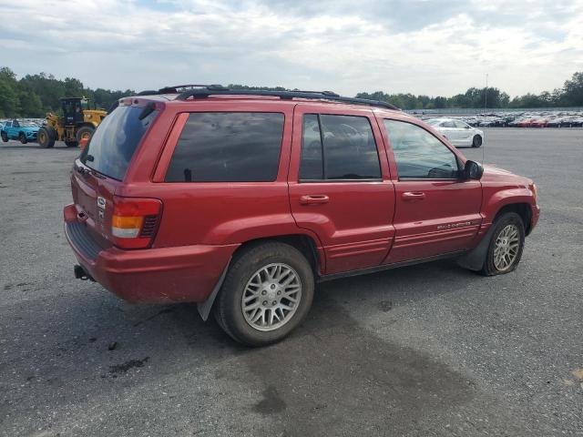 1J4GW58N54C248723 - 2004 JEEP GRAND CHEROKEE LIMITED RED photo 3