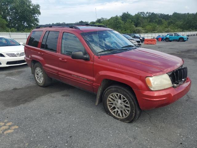 1J4GW58N54C248723 - 2004 JEEP GRAND CHEROKEE LIMITED RED photo 4