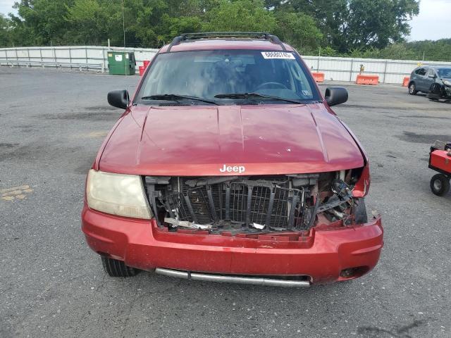 1J4GW58N54C248723 - 2004 JEEP GRAND CHEROKEE LIMITED RED photo 5