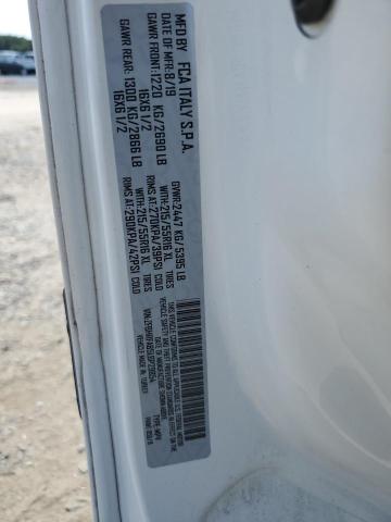 ZFBHRFAB5L6P29854 - 2020 RAM PROMASTER WHITE photo 12