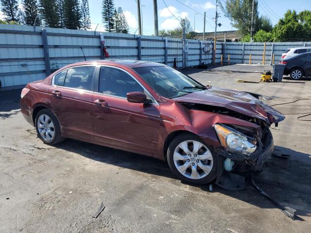 1HGCP26829A136270 - 2009 HONDA ACCORD EXL BURGUNDY photo 4