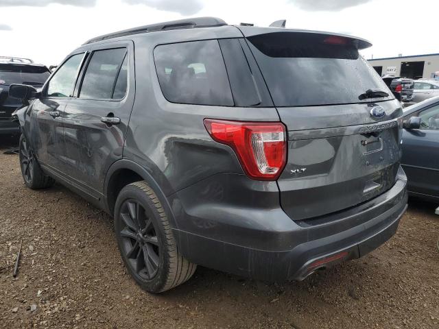 1FM5K8D80HGB88662 - 2017 FORD EXPLORER XLT CHARCOAL photo 2