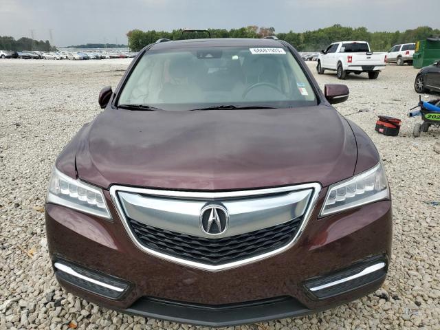 5FRYD3H41GB014144 - 2016 ACURA MDX TECHNOLOGY BURGUNDY photo 5