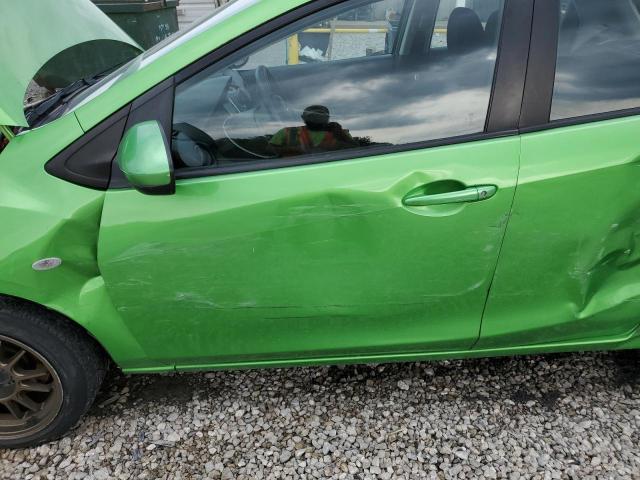 JM1DE1HY4B0121104 - 2011 MAZDA MAZDA2 GREEN photo 7