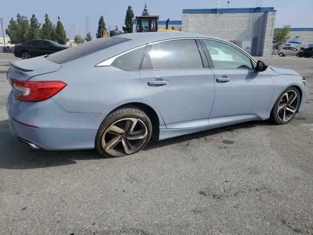 1HGCV2F35MA001030 - 2021 HONDA ACCORD SPORT Azul foto 3